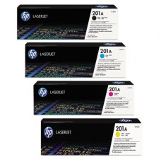  خرطوشة  حبر ليزر اصلي اتش بي HP 201A مجموعة 4 الوان .